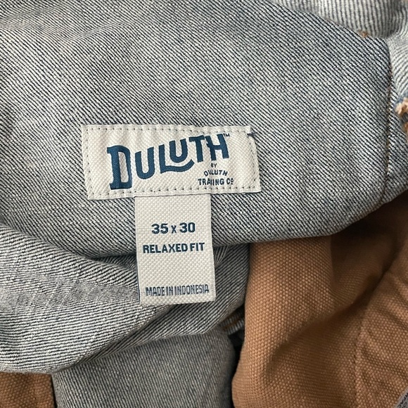 Duluth Trading Co Men’s Flex Ballroom Blue Relaxed Fit Jeans Size 35/30 Classic - Picture 6 of 6